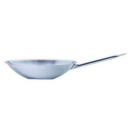Padella per wok fondo piano diametro 360 mm x H 90 mm