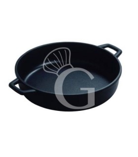 Casseruola bassa in alluminio antiaderente diametro 280 nm x H 75 mm