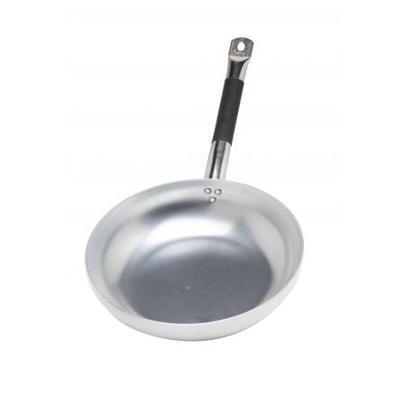 Padella alta in alluminio fondo induzione 1 manico diametro 240 mm x H 45 mm