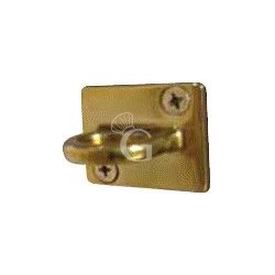 Gancio a muro ottonato