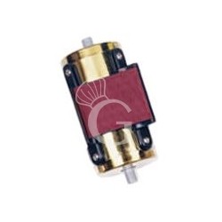 Puntale dorato con nastro rosso