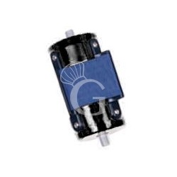 Puntale nero con nastro blu