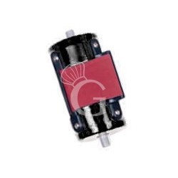 Puntale nero con nastro rosso