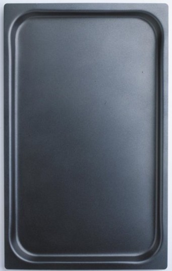 Teglia Rettangolare in alluminio con antiaderente GN2/3 L 353 mm x P 325 mm x H 20 mm