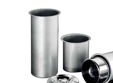 Pozzetto per carapina gelateria per banchi a pozzetto - diametro 207 mm e spessore 0,8 mm