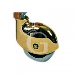 Nr 4 ruote con cuffia ottonata