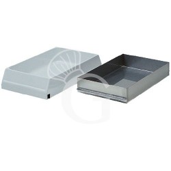 Bacinella portabottiglie in acciaio inox