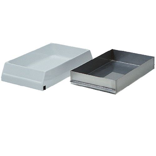 Bacinella portabottiglie in acciaio inox
