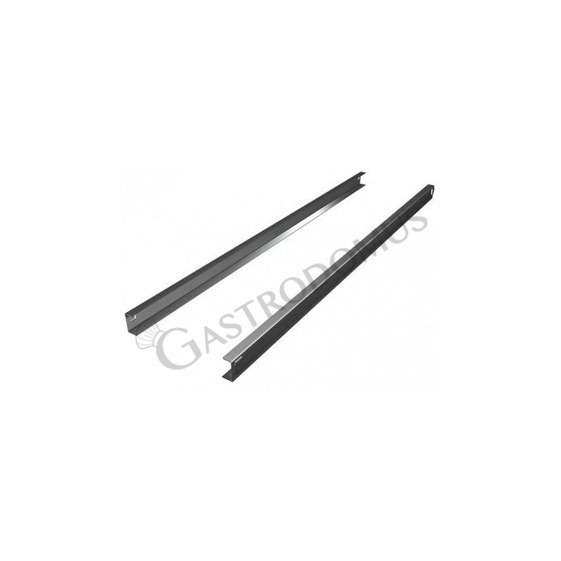 Coppia guide inox a U per tavolo 600 Coppia guide inox a U per tavolo 600