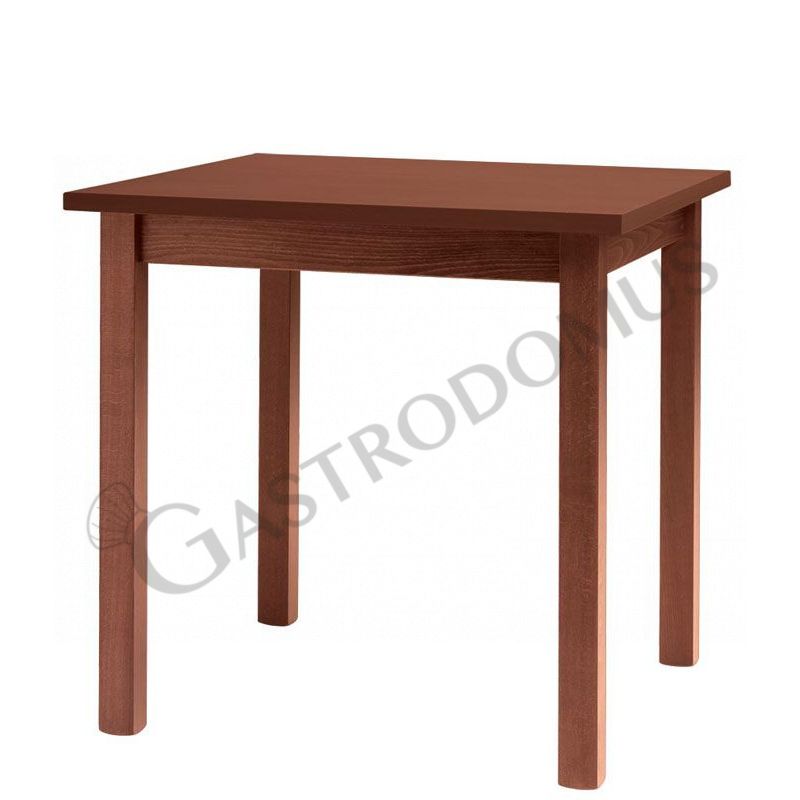 Tavolo da interno in legno con gambe curve