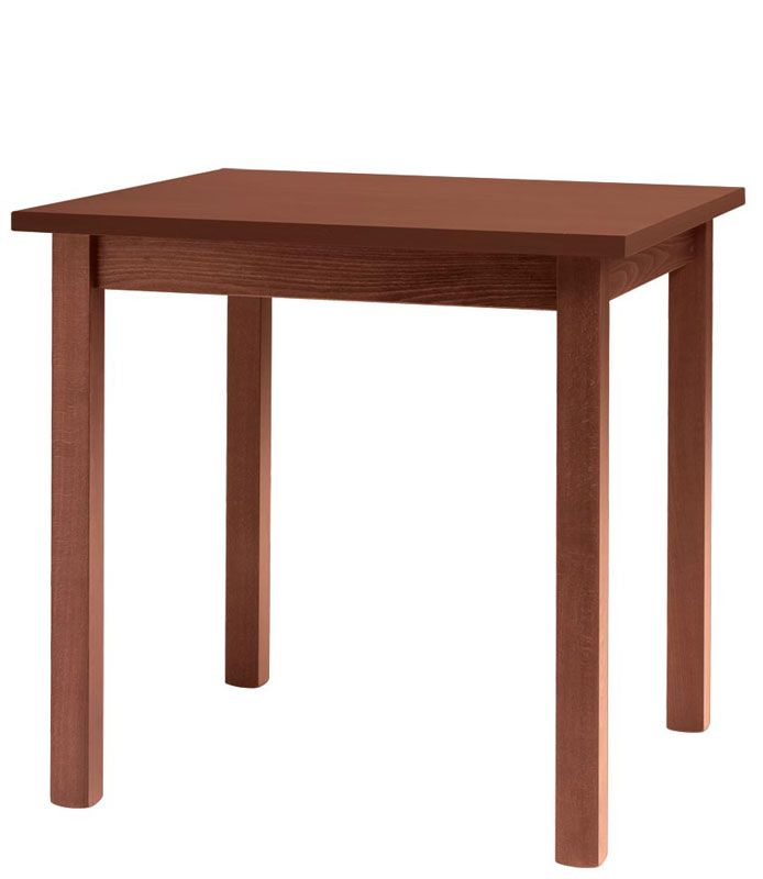 Tavolo da interno in legno con gambe curve