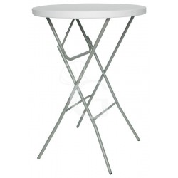 Tavolo da interno con base in fibra di vetro e piano laccato ⌀ 90 cm