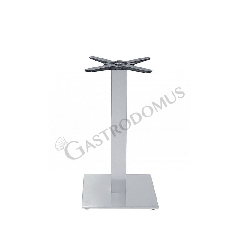 Base in acciaio satinato altezza 73 cm Base in acciaio satinato altezza 73 cm
