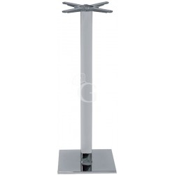 Base in acciaio cromato altezza 1080 mm