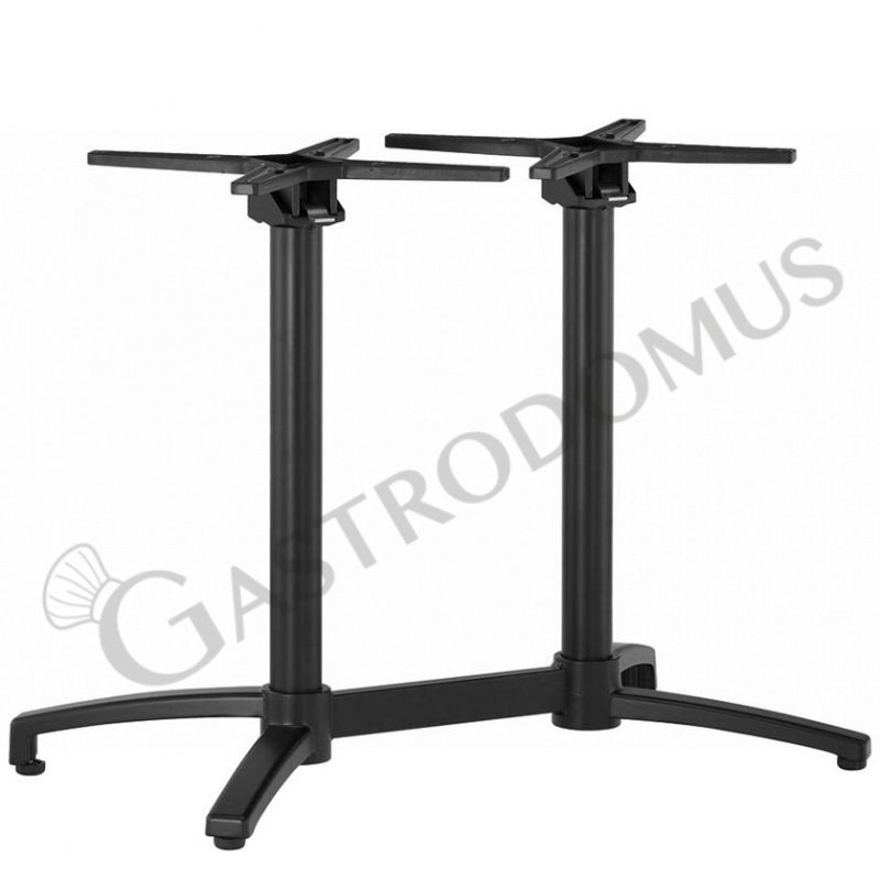 Base doppia in alluminio verniciato altezza 70 cm Base doppia in alluminio verniciato altezza 70 cm