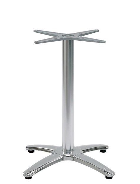 Base in alluminio, acciaio e ghisa 4 gambe - altezza 710 mm