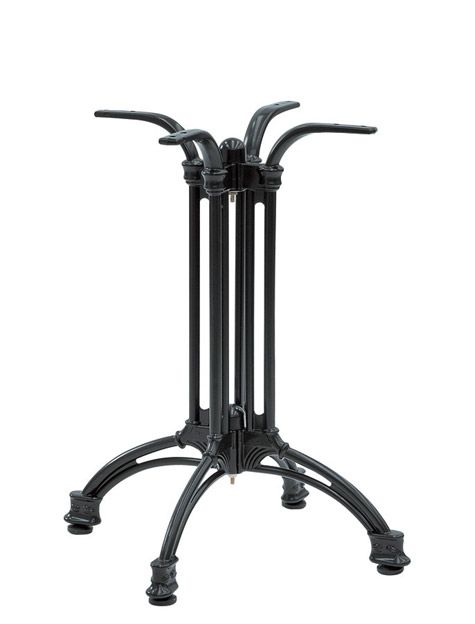 Base in alluminio verniciato 4 gambe, altezza 700 mm