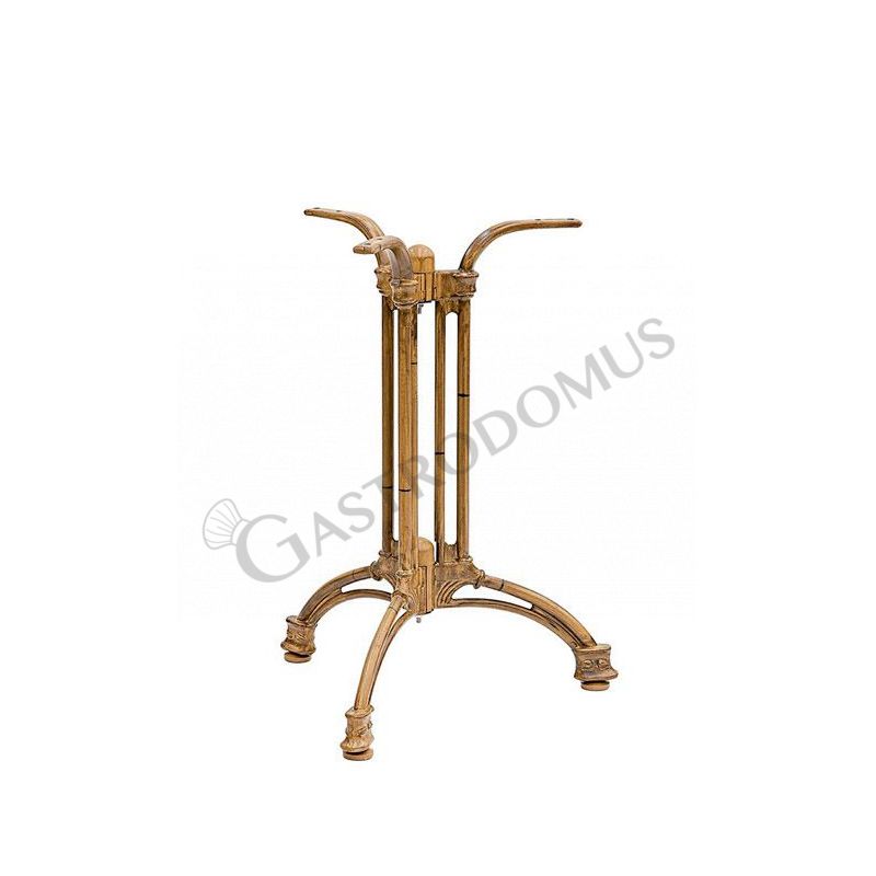 Base in alluminio verniciato bambù 3 gambe, altezza 700 mm Base in alluminio verniciato bambù 3 gambe, altezza 700 mm