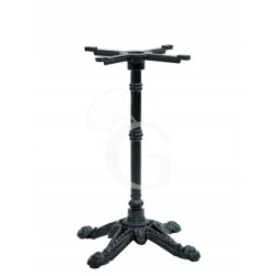 Base decorata in ghisa verniciata 4 gambe, altezza 710 mm