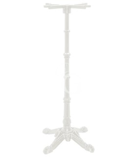 Base decorata in ghisa verniciata 4 gambe, altezza 71 cm