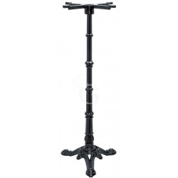 Base decorata in ghisa verniciata altezza 1080 mm