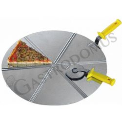 Tagliere per pizza XXL 47cm Boska rotondo in legno di rovere