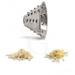 Cono inox per tagliamozzarella con foro 7 mm