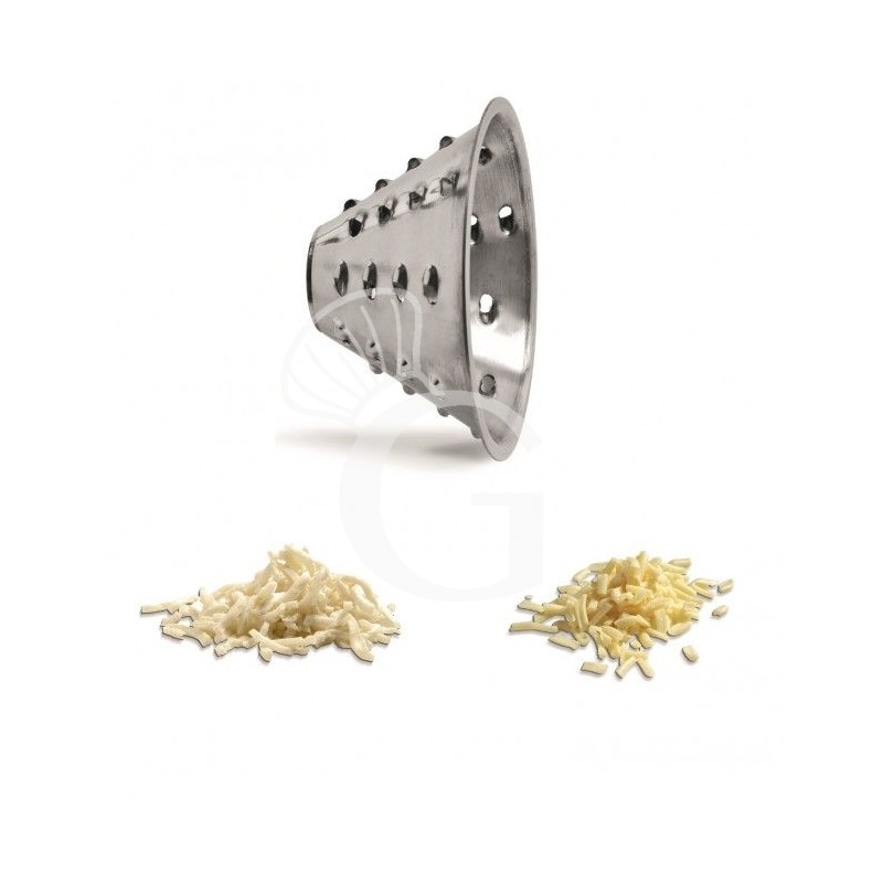 Cono inox per tagliamozzarella con foro 7 mm