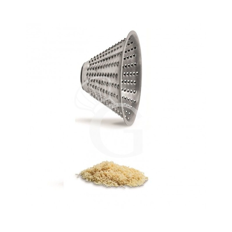 Cono inox per tagliamozzarella con foro 2.5 mm