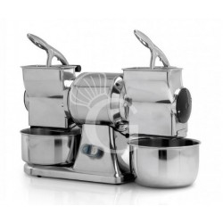 Grattugia doppia monofase - produzione oraria 70 Kg