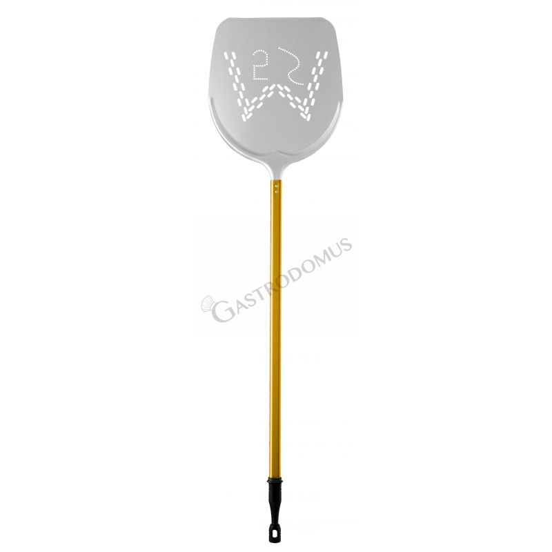 Pala per pizza per infornare Margherita 5 sensi in alluminio Ø 360 mm H 1350 mm Pala per pizza per infornare Margherita 5 sensi in alluminio Ø 360 mm H 1350 mm