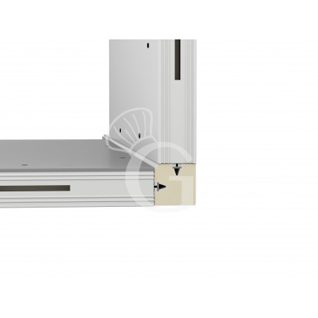 Cella frigorifera positiva con pavimento - L 2140 mm x P 1340 mm x H 2140 mm Cella frigorifera positiva con pavimento - L 2140 mm x P 1340 mm x H 2140 mm