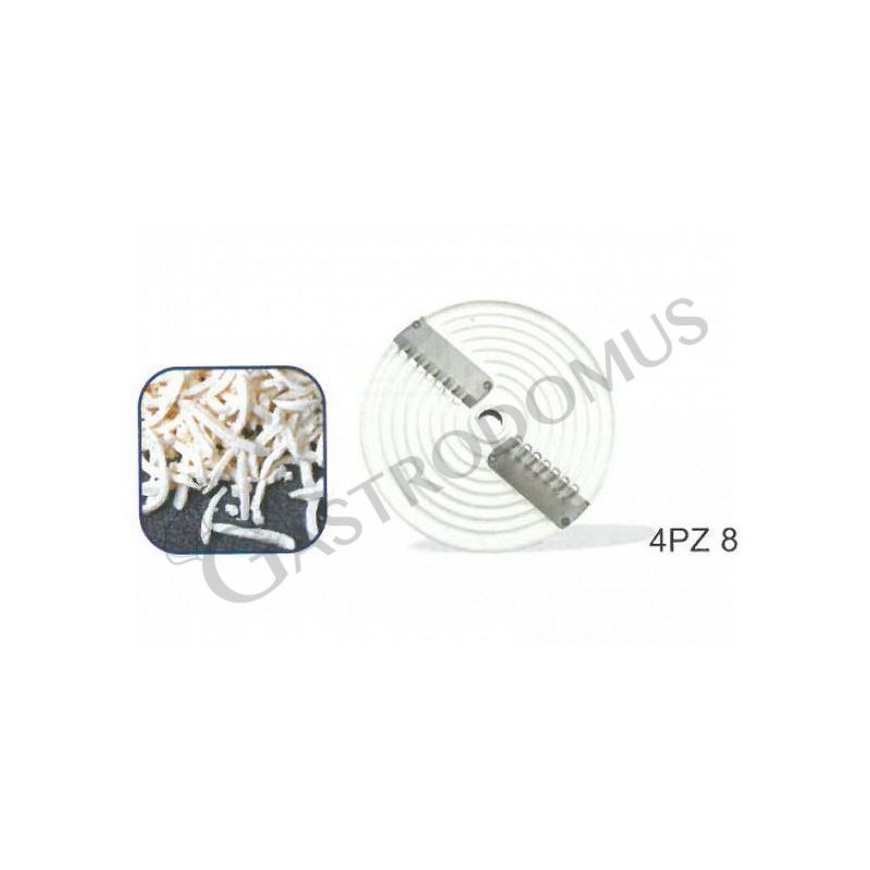 Disco tagliamozzarella a sfilacci 8 mm Disco tagliamozzarella a sfilacci 8 mm