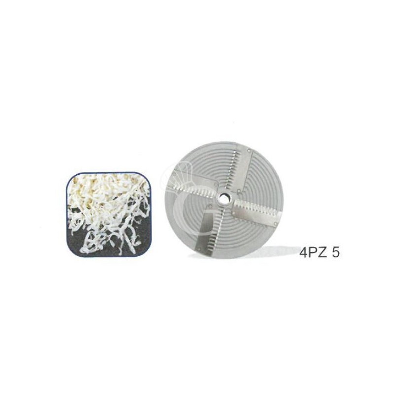 Disco tagliamozzarella a sfilacci 5 mm Disco tagliamozzarella a sfilacci 5 mm