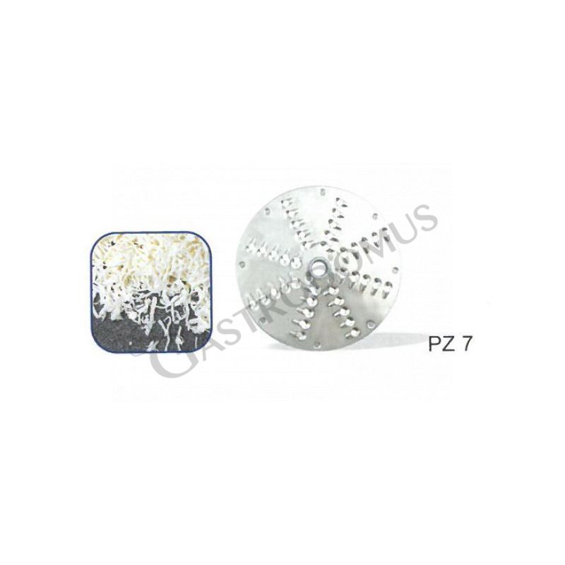 Disco tagliamozzarella a sfilacci 7 mm Disco tagliamozzarella a sfilacci 7 mm