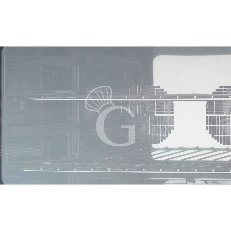 Forno elettrico meccanico a convezione per pasticceria - umidificatore - monofase - per 4 teglie 600x400 mm