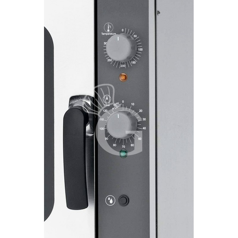 Forno elettrico meccanico a convezione per gastronomia - umidificatore - monofase - per 4 teglie GN 1/1 530 x 325 mm