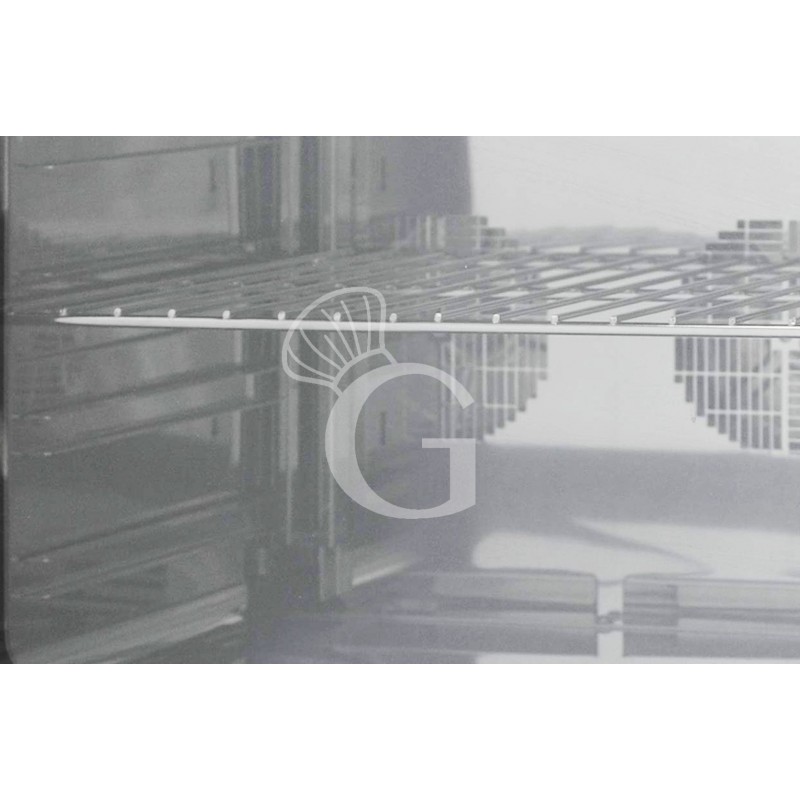 Forno elettrico meccanico a convezione per gastronomia - umidificatore - per 4 teglie GN 2/3 353x325 mm