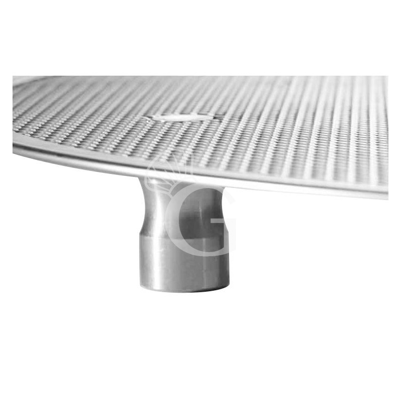 Retina rettangolare in alluminio di dimensioni 40 x 60 cm