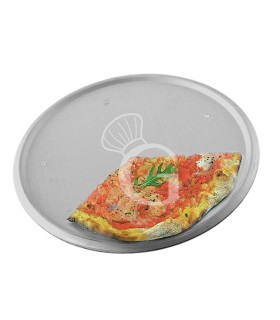 Piatto in alluminio con 4 piedini di diametro 33 cm