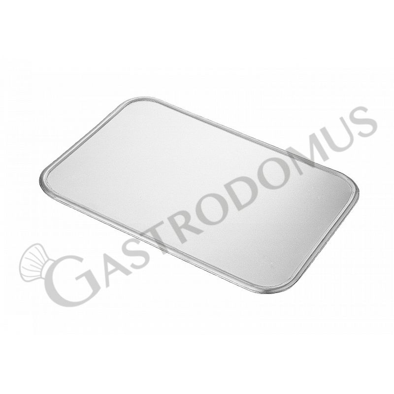 Disco-vassoio bordato in alluminio di diametro 33 cm