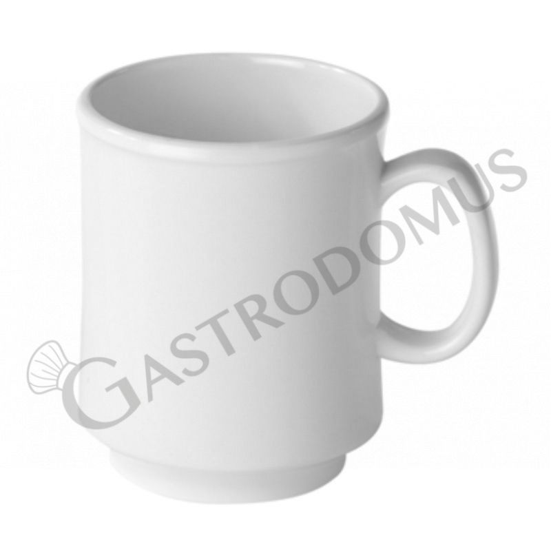 Mug in melamina bianca extraforte diametro 75 mm x H 100 mm
