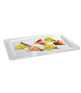 Vassoio Gastronorm in melamina con dimensioni L 530 mm x P 325 mm x H 20 mm