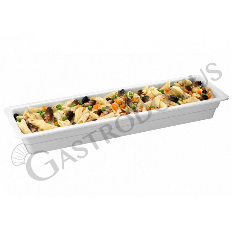 Bacinella in melamina Gastronorm GN2/4 L 530 mm x P 162 mm x H 20 mm