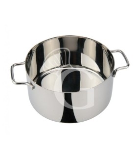 Mini casseruola in acciaio inox diametro 100 mm x H 60 mm