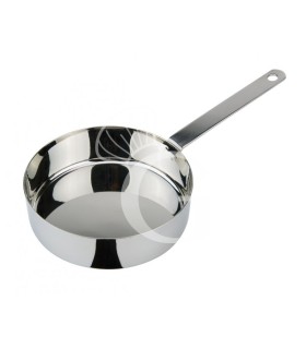 Mini padella in acciaio inox diametro 120 mm x H 35 mm