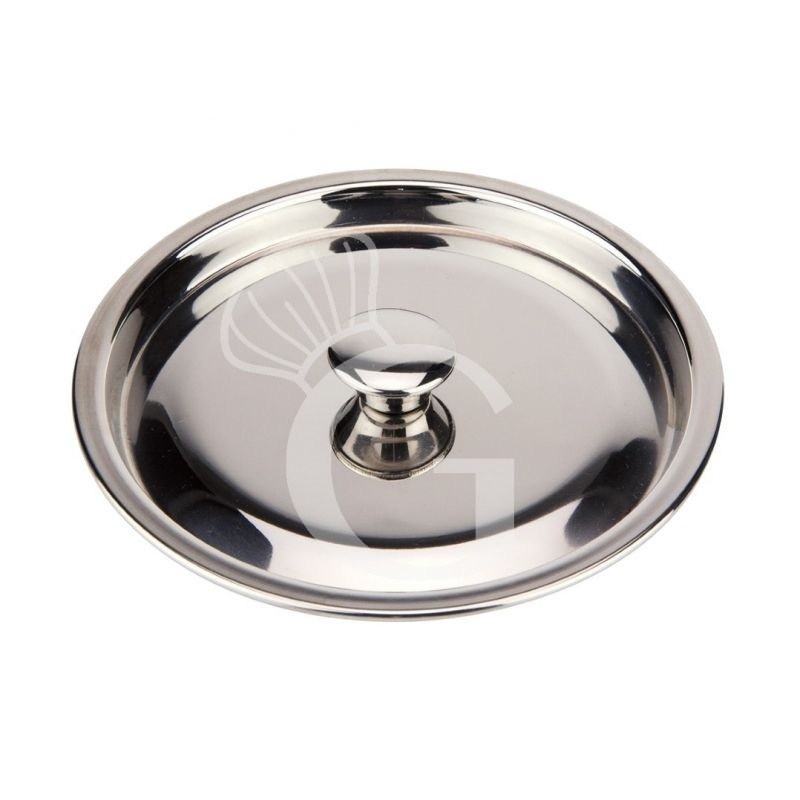 Mini coperchio in acciaio inox diametro 120 mm Mini coperchio in acciaio inox diametro 120 mm