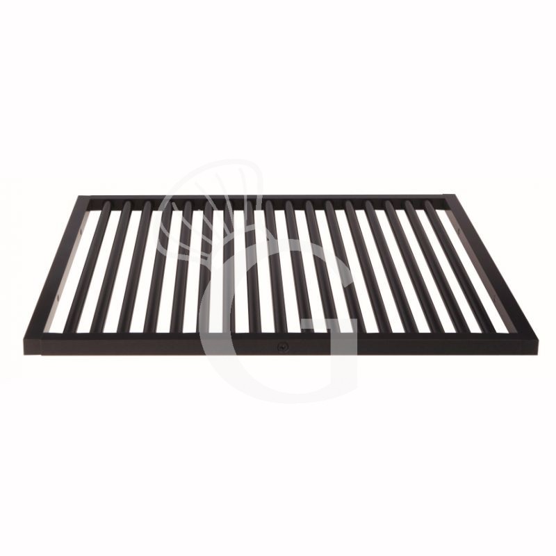 Griglia antiaderente in alluminio con misure L 530 mm x P 325 mm