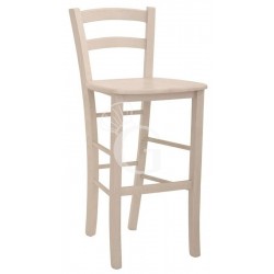 Sgabello Goal con struttura e seduta in legno