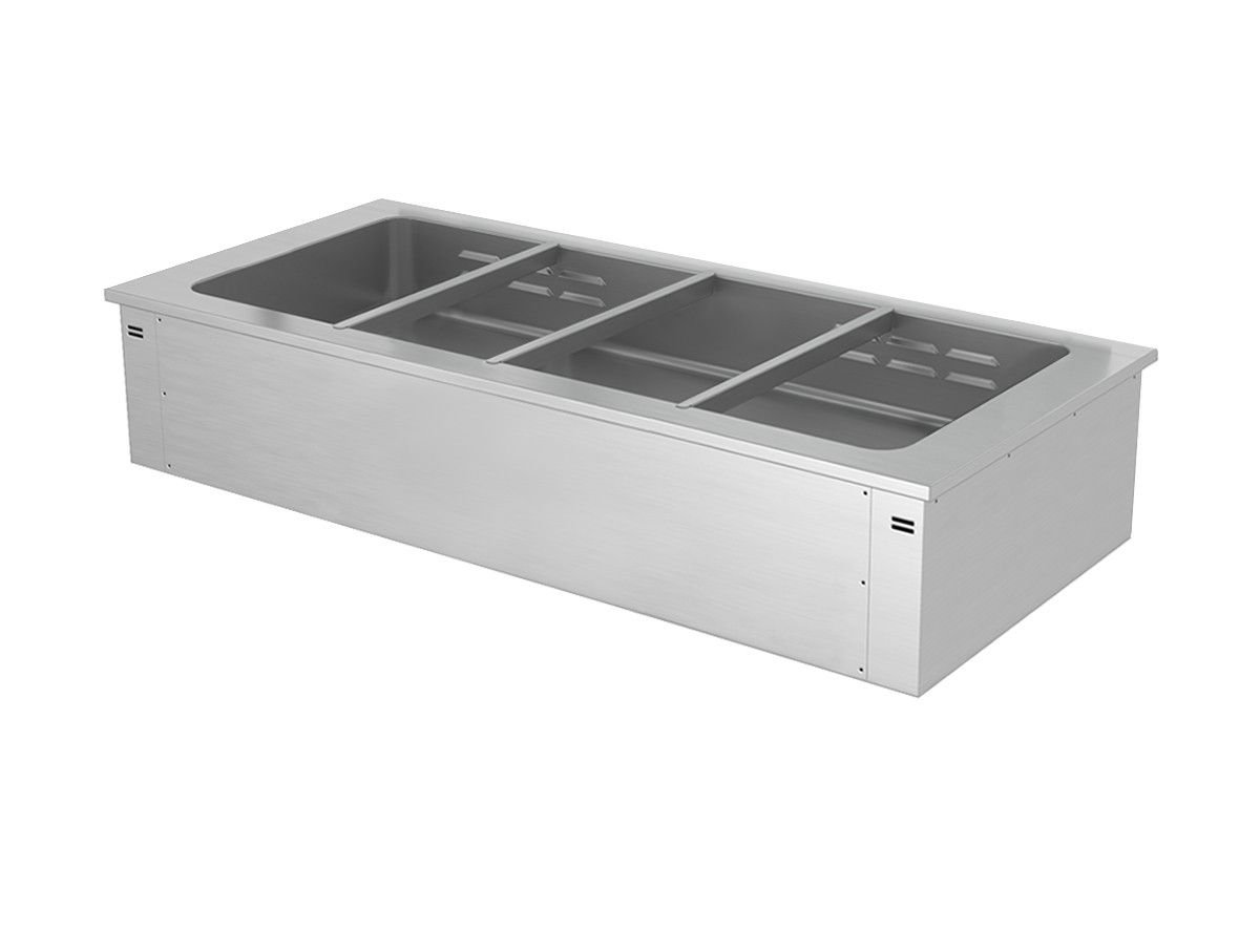 Piano bagnomaria da incasso riscaldamento ad aria - vasca ventilata - dimensioni L 1460 x P 640 x H 355 mm